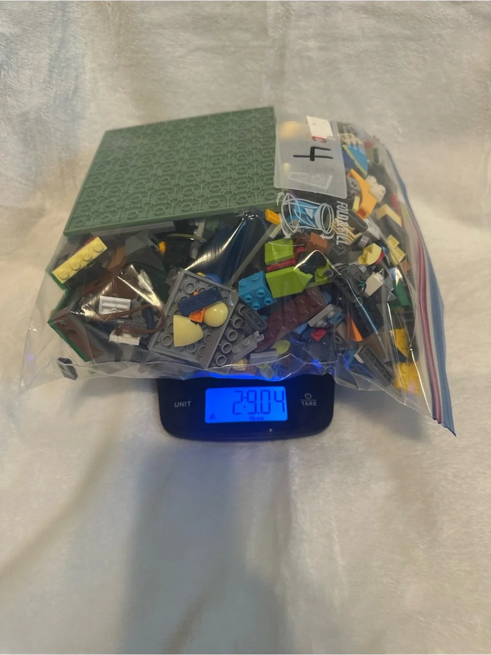 1 gallon LEGO Multi-Color Building Brick lot